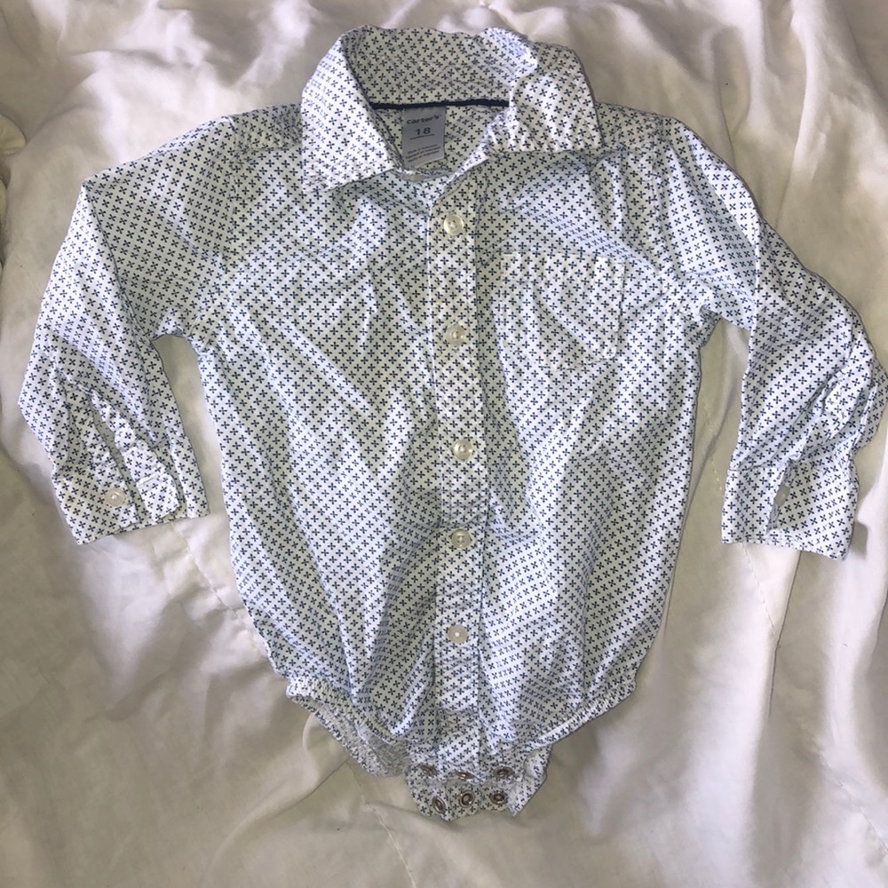 12m button up body suit